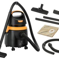 Aspirador Pó e Água Electrolux Acqua Power AQP20 1400W 10L com Acessórios Amarelo e Preto - 110V