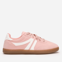 Tênis bossa com recortes bicolor ace rosa