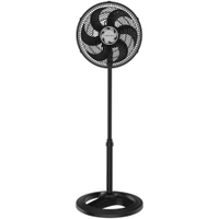 Ventilador De Coluna Turbo 6P 30Cm Preto 220V