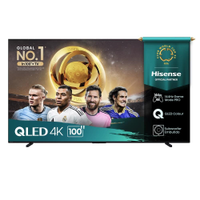 Smart TV 100 Hisense 100Q7QG QLED 4K com HDR10+ Dolby Vision Game Mode controle por voz Alexa AirPlay