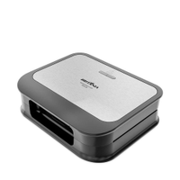 Sanduicheira e Grill Britânia BGR25B com Revestimento antiaderente, Trava de Fechamento e Base Antiderrapante Preto/Inox - 110V
