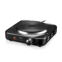 Fogão De Mesa Elétrico Elgin Portátil Com Uma Placa De Aquecimento 1 Boca Preto 220 Volts - 220V