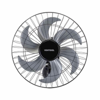 Ventilador Parede Oscilante 50cm 6 Pás 200w Bivolt Turbo 6 Steel Ventisol - Bivolt