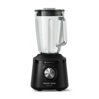 Liquidificador Philips Walita Série 3000 HR2272 700W 2L Jarra de Vidro 5 Velocidades Preto - 110V