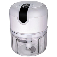 Mini Processador de Alimentos Euro 3 Lâminas Cabo USB - Branco