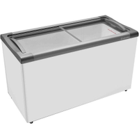 Freezer Horizontal Metalfrio NF40S 2 Portas 399 Litros, com Expositor para Congelados, Branco 220 Volts