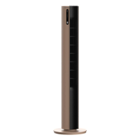 Ventilador de Torre 110cm Spirit Esterilizador com 12 velocidades, Controle Remoto e Timer de até 12 horas, Marrom 220V