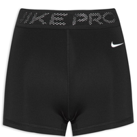 Shorts Feminino Dri-FIT 3IN Mesh - Preto