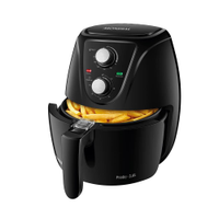 Fritadeira Elétrica Air Fryer Mondial AF-36-FB Pratic 3,6L Lâmpada Piloto Aviso Sonoro Preta - FRIT ELET MONDIAL AF36-FB 3,6L PT 220V