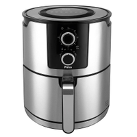 Fritadeira Elétrica Sem Óleo Air Fryer Philco PFR67PI 6L Inox/Preta - 220V