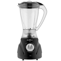 Liquidificador Britânia Black 600W 2,1 Litros 3 Velocidades Função Pulsar 110v