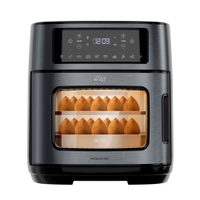 Fritadeira Elétrica Sem Óleo Air Fryer WAP Oven WAOD2 Antiaderente 12 litros 1800W Black Inox - FRIT ELET OVEN WAP WAOD2 12L BLACK INOX 220V