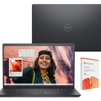 Notebook 15,6" Full HD Dell Inspiron I15-I1300-A30P Windows 11 Intel Core i5 8GB DDR4 512GB SSD Preto + Microsoft 365 Personal