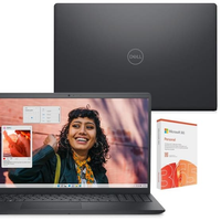Notebook 15,6" Full HD Dell Inspiron I15-I1300-A80P Windows 11 Intel Core i7 16GB DDR4 1TB SSD Preto + Microsoft 365 Personal