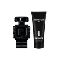 Kit perfume masculino rabanne phantom parfum 100ml gel de banho 100ml