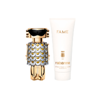 Kit perfume feminino rabanne fame edp 80ml creme corporal 100ml