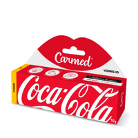 Hidratante labial carmed coca cola vermelho 10g
