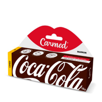 Hidratante labial carmed coca cola marrom 10g