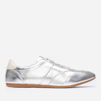 Tênis casual cano baixo com recortes mindset prateado