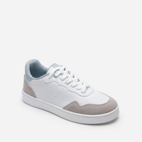 Tênis feminino casual com recortes ace azul