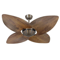 Ventilador Teto Volare Bronze Dunamis Rádica Imbuia 110V