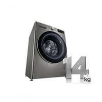 Lava e Seca Smart LG VC2 14kg Inox Look Com Inteligência Artificial AI DD CV9014PC2 110V - Lava e Seca Smart LG 14kg com Inteligência Artificial AI DD