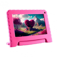 Tablet Multilaser Kid Pad 7 Polegadas 64GB 4GB Quad Core 1.6GHz Android NB41 - Rosa - Bvolt