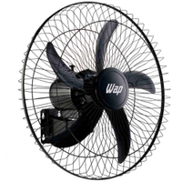 Ventilador Wap Parede Rajada Pro Preto 60cm 5 Pás FW006661 - Bivolt
