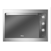 Forno Elétrico de Embutir Philco PFE47E Preto Espelhado Dupla Resistência 47 Litros - 110V