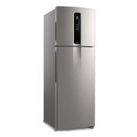 Geladeira Electrolux Frost Free Duplex Efficient com AutoSense cor Inox Look 390L (IF43S) - 220V
