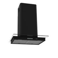 Coifa Terim Ilha Teto Vidro Reto Black 60 Cm - 220V