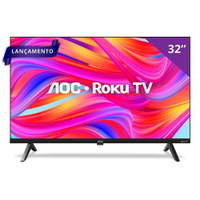 Smart TV 32 HD Roku TV 32S5045/78G AOC - Smart TV HD Roku TV