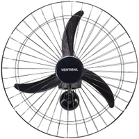 Ventilador de Parede 60 CM 127V NEW Premium Preto Ventisol - 110V