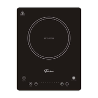Cooktop Portátil por Indução Fischer 1Q com 1 Boca Preto - Cooktop de Indução