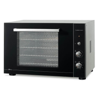 Forno Elétrico de Bancada Fischer Turbo Fast 80L Preto 220V - 220V