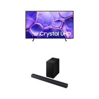 Combo Samsung Smart TV 50" Crystal UHD 4K U8100F + Soundbar HW-B450F