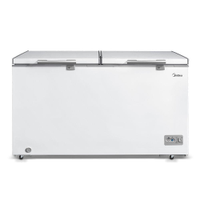 Freezer Horizontal 2 portas 362L 3 em 1 Branco Midea - 110V