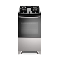 Fogão 4 bocas Electrolux Cinza Efficient Mesa Vidro, Tripla Chama e PerfectCook (FE4GG) - Bivolt
