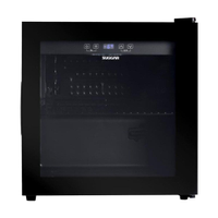 Cervejeira Suggar 48L Preta com Porta de Vidro - 110V