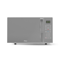 Microondas 28L PMO30S Espelhado 1100w com Função Tira Odor e 6 Receitas Pré Programadas Philco - 110V