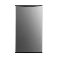Frigobar Preto porta cor inox Inverter 93L Bivolt Midea - Bivolt