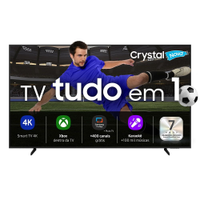 Samsung Smart TV 55" Crystal UHD 4K U8100F 2025, Xbox Cloud Gaming, Canais Gratuitos, Alexa