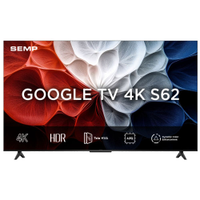 Smart TV Semp 50 Polegadas LED HVA 4K S62 WiFi Bluetooth Google TV 3 HDMI HDR10+ Dolby Audio 50S62 - 32061
