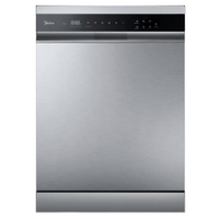Lava Louças de Piso com 14 Serviços Midea SmartHome com 9 Programas de Lavagem Inox - MDWEF1433GSS1 - 220V