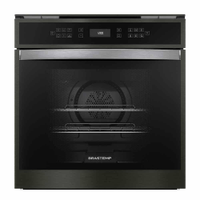 Forno Elétrico de Embutir Brastemp Eclipse Collection com 84 Litros de Capacidade, Grill Black Inox - BOT84AP - 220V