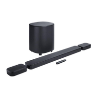 Soundbar JBL Bar 800 com 7.1 Canais Wireless com 390W RMS, Tecnologia PureVoice e Alto-falantes Surround Removíveis - Bivolt