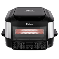 Fritadeira Elétrica Air Fryer Philco Oven PAF12A 12L Grill Preta - 110V