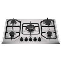 Cooktop 5 Bocas a Gás Electrolux Inox Experience Multi Chama e Grade Ferro Fundido (KE5XC) - Bivolt