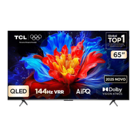 Smart TV TCL 4K QLED 65" Polegadas com Google Assistente, Dolby Atmos e Design Sem Bordas - 65P8K - Bivolt