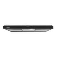 Depurador e Exaustor de ar Slim 80 Cm Preto Suggar - 220V